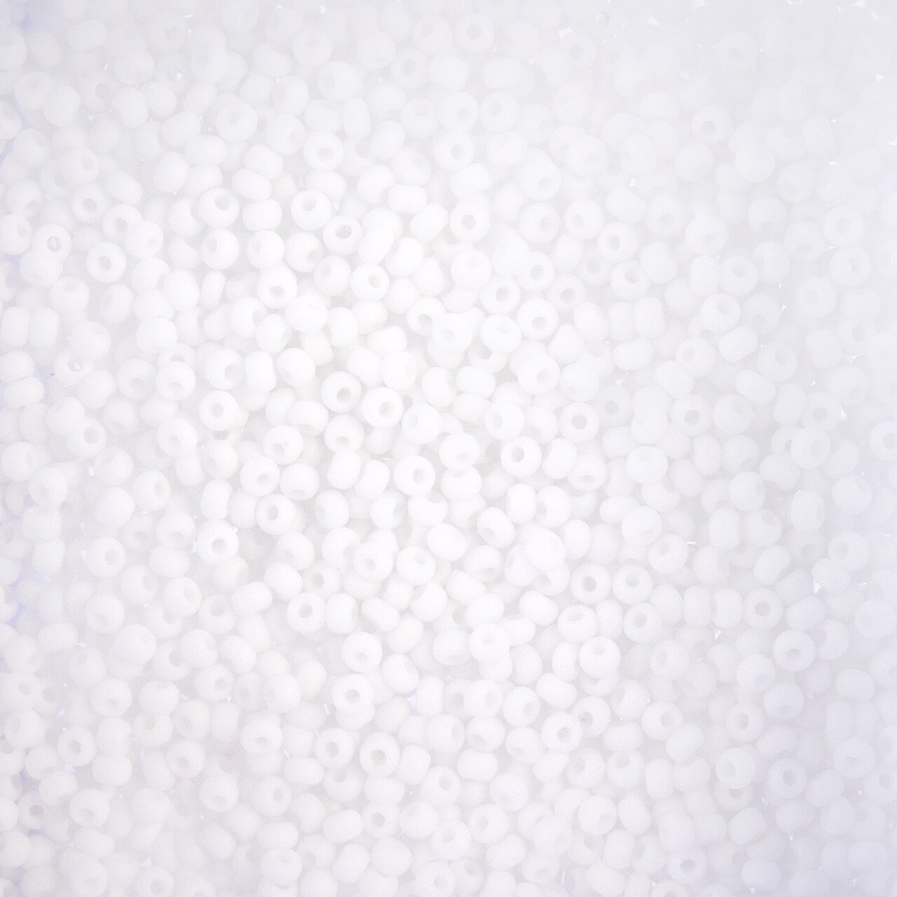 John Bead 10/0 Opaque Matte Finish Czech Glass Seed Beads, 22g